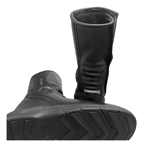 Botas Motociclista Touring Protecciones Cuero Eco Alpina