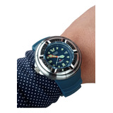 Reloj Eco Drive Buzo Para Hombre Bisel Giratorio