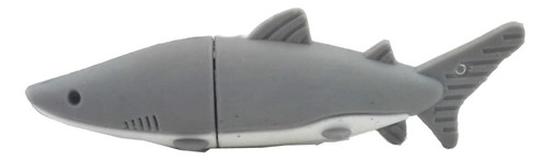 Aneew Gris Pendrive 32gb U Disco Shark Fish Memoria Usb Flas