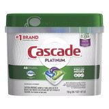 Cascade Platinum Detergente En Cápsulas P/ Lavavajillas 48pz