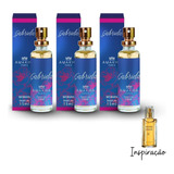Kit 3 Perfumes Gabriela Feminino 15ml Amakha Paris