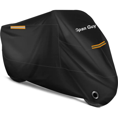 Protectora Funda Para Moto Impermeable Lona Para Motocicleta Color Negro | MercadoLibre