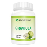 Graviola Pura 500mg 100% Natural 120 Cápsulas Sabor Neutro