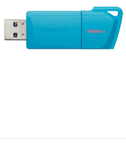 Memoria Flash Usb Kingston De 128gb Exodia M Color Celeste