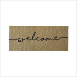 Felpudo Alfombra Estampado Welcome 30 X 70 Cm. Keops Lk