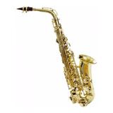 Silvertone Saxofon Alto Eb Laqueado Slsx009 Msi