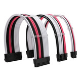 Kit Cables Mallados Atx Calidad Premiun 24 Pin Atx 4+4 6+2x2