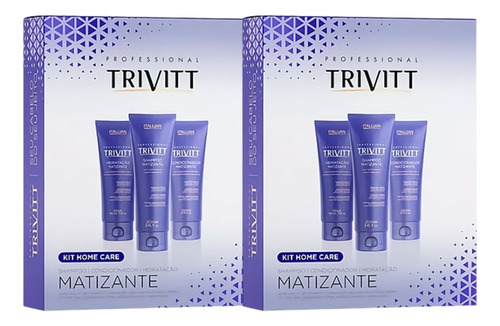 Kit 2 Manutenção Trivitt Home Care Matizante Itallian 780g