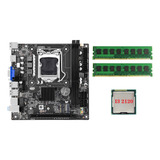 Placa Madre H61s (h61) +cpu I3 2120+kit Ram 2x4g Ddr3 De 160