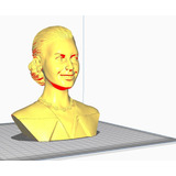 Eva Peron Busto Evita Archivo Stl Para Impresion 3d 