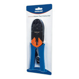 Intellinet 211048 Crimpadora/ponchadora Negro, Azul, Naranja