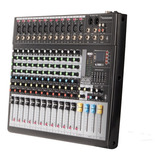 Mezclador Audio Gc Ak120 Profesional 12 Canales Usb Mixer Dj