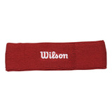 Cintillo Wilson Rojo Logo Blanco