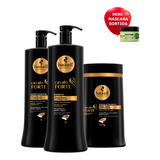 Kit Haskell Cavalo Forte Shampoo Condicionador Masc 1 Litro