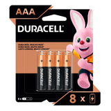 Pack 8 Pilas Duracell Aaa Alcalina / Tecnocenter