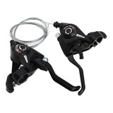 Set X 2 Shifter Tipo Shimano Compatible 3x8 24v X Par + Freno Integrado + Cambio