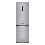 Refrigerador Inverter No Frost LG Bottom Freezer Gb37spp Platinum Silver Con Freezer 336l 127v