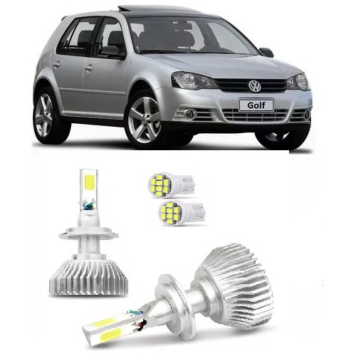 Kit Super Led Golf 2007 2008 2009 2010 2011 2012 Farol Baixo