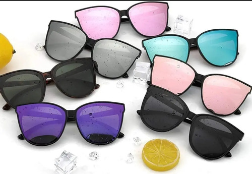 Gafas De Sol De Moda Marco Grande Ojo De Gato Para Mujer