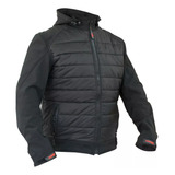 Campera Moto Samurai Milan Negro Urban Protecciones To