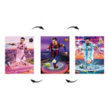 Poster Lenticular 3d Messi 3 Futbol Club Miami Bar Arg 