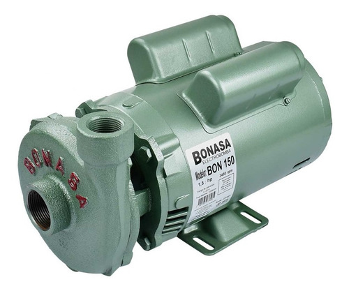 Bomba Centrífuga Bonasa Bom 150 Impulsor Noryl 1.5 Hp Color Verde Fase Eléctrica Monofásica Frecuencia 60