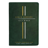 Bíblia Sagrada Holy Bible Acf Bilíngue Português E Inglês Capa Luxo Verde, De Thomas. Biblia Bilingue Editorial Thomas Nelson, Tapa Mole, Edición 1ª Edição En Português/inglês