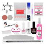 Kit Iniciante 02 Gel Leduv 15g + Primer + Top Coat + Brinde