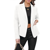 Blazer Casual Largo Para Mujer