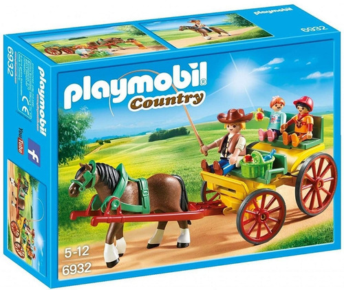 Playmobil Carruaje Con Caballo Country Mt3 6932 Ttm