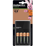 Carregador De Pilhas Com 4 Pilhas Aa, Duracell