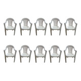 Sillon Plastico Reforzado Antideslizante Savoy Blanco X 10 U