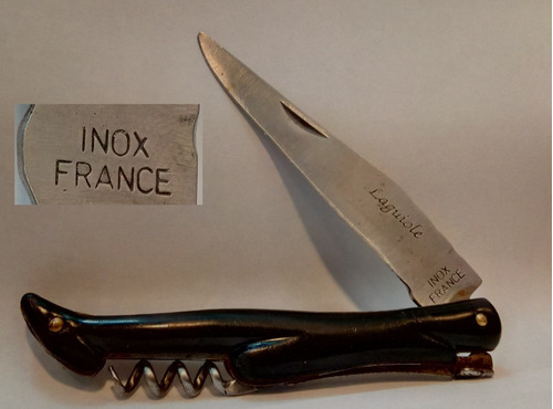 Canivete Laguiole Francês Aço Inox - Cutelaria Edc