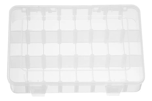Organizador De Plástico Transparente Con 24 Compartimientos