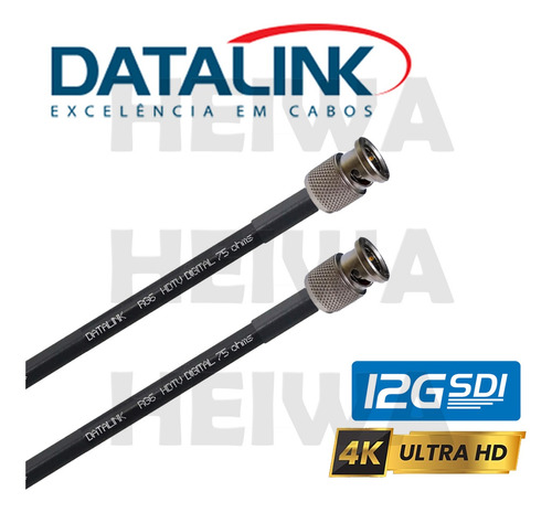 Cabo 5m Sdi Bnc 12g 4k Rg6 95% Datalink Ref 1694a Belden