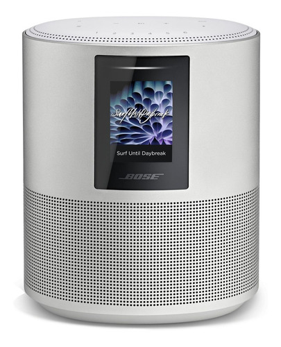 Altavoz Inteligente Bose Home Speaker 500 Con Asistente Virtual Google Assistant Y Alexa, Pantalla Integrada Luxe Silver 100v/240v