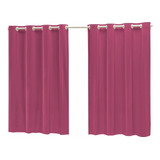 Cortina Corta Luz Blackout Blecaute 2 80 X 1 60 Cor Pink