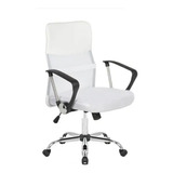 Silla De Escritorio Morshop S12  Blanca Con Tapizado De Mesh