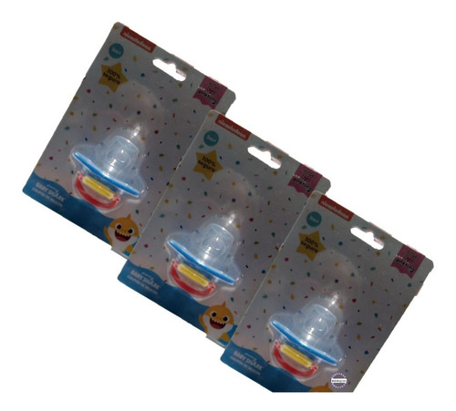 Chupones Para Bebe 3m+ Baby Shark Nickelodeon