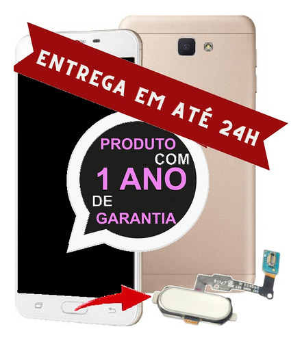 Tela Frontal Para Ga!axv J5 Prime + Home + Tampa + Receba24h