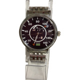 Reloj Velocimetro Vw Acero Inox Plata Reflex 1c Estuche 