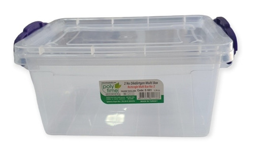 Caja Organizadora 1.75 Lt Libre Bpa Hechas En Turquía 