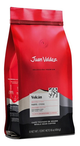 Café En Granos Juan Valdez Volcán 454g Origen Colombia