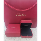 Estuche Cartier De Aretes Original Modelo Reciente Cartier 