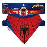 Bandana Pet Para Cachorro Homem Aranha Roupa Cão Super Herói