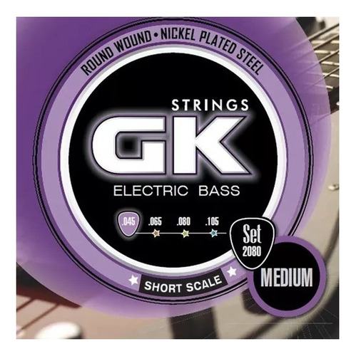 Encordado Para Bajo Electrico Gk 2080 Medium 