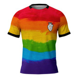 Camiseta Camisa Pride Heart Lgbtqia+ Casual Ref0272