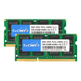 Tecmiyo Ram Kit De 16 Gb (2 X 8 Gb) Ddr3l-1600 Sodimm (pc3-1