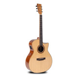 Guitarra Electroacustica Washburn Ea12 Natural