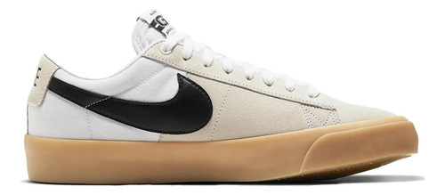 Tenis Nike Hombre Sb Zoom Blazer Low Pro Gt Beige Blanco